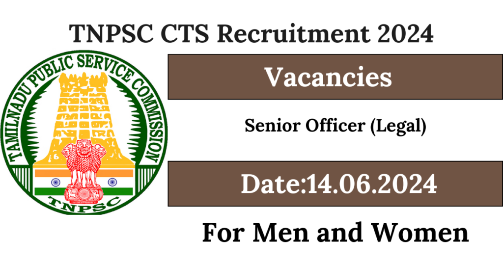 TNPSC CTS Recruitment 2024